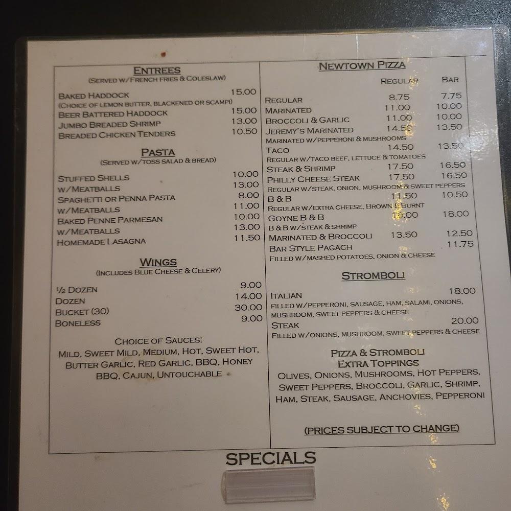 Newtown Cafe Menu image 3