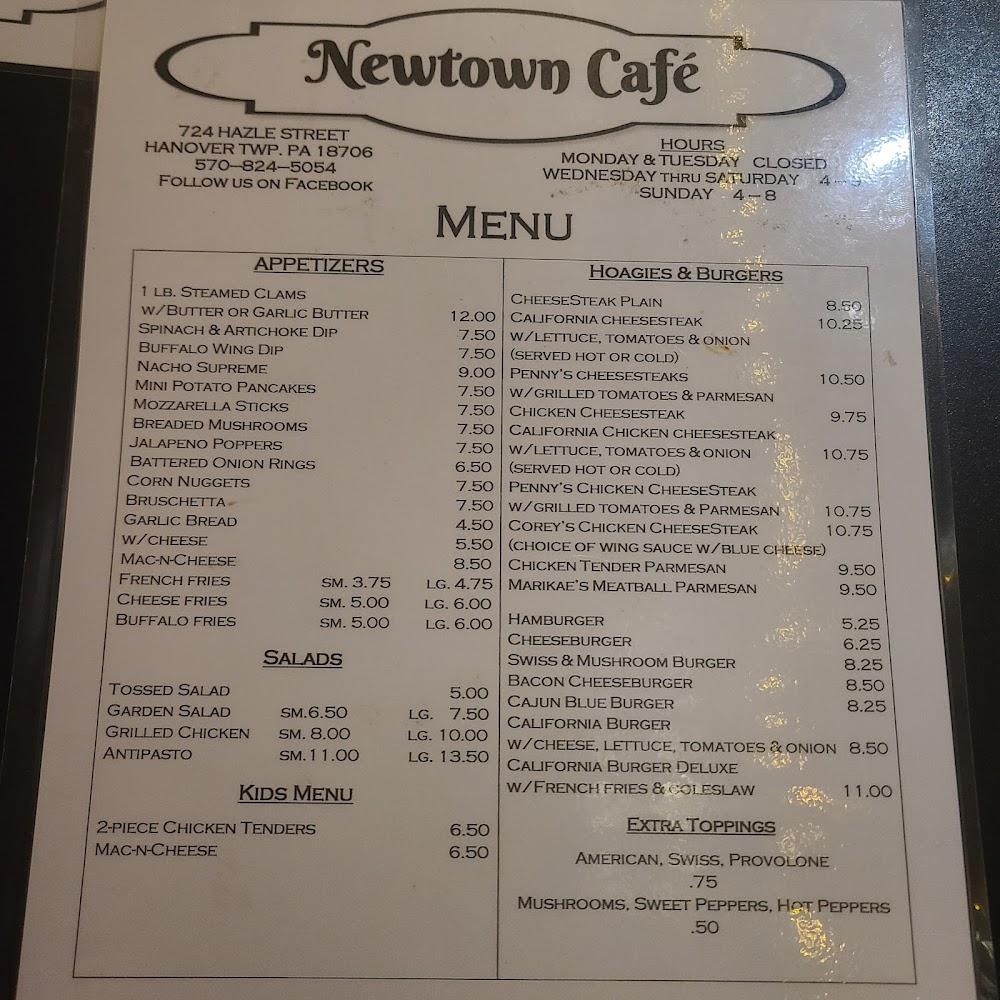 Newtown Cafe Menu image 4